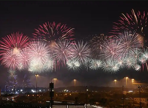 上高县焰火晚会