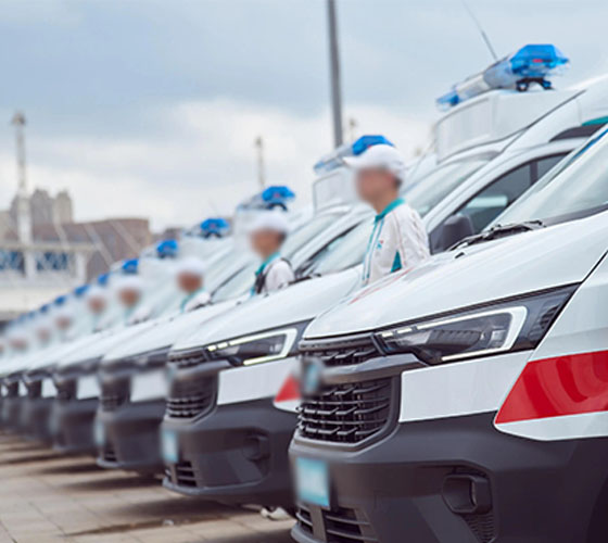 上高县服务车队展示